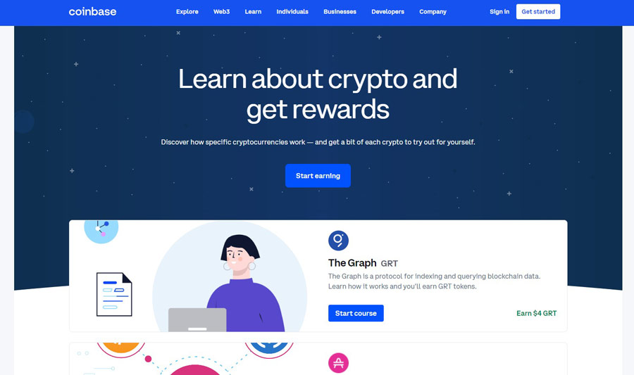earn crypto coinbase quiz