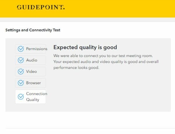 guidepoint conference call test