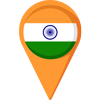 india flag pin