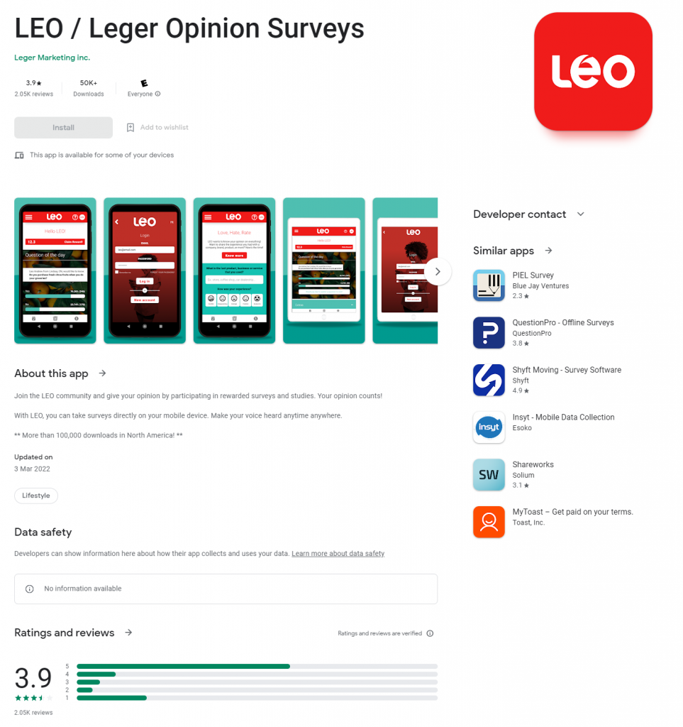 leo surveys review